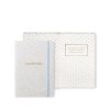 Alice Pleasance A6 Notebook Glitter White Impossible Things
