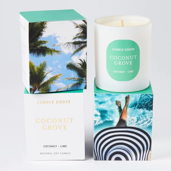 Candle Goose Coconut Grove Soy Candle – Coconut & Lime