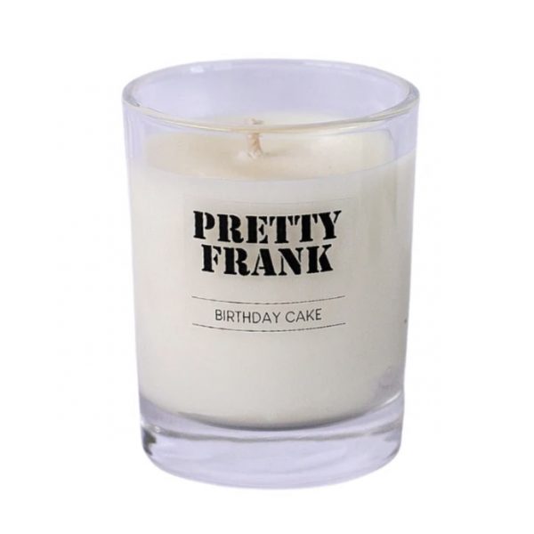 Pretty Frank Mini Soy Candle – Birthday Cake
